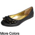 Bamboo by Journee Women's 'Justine-33' Ruffle Toe Ballet Flats