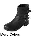 Bamboo by Journee Women's 'Yoda-10' Strap Boots