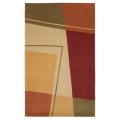 Win the products for free just bid for Deep abstract Hand-tufted Illusions Angles Multi Abstract Rug (8? x 10?)