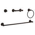 Fontaine Amalfi 4-piece Oil Rubbed Bronze Bathroom Accessory Set