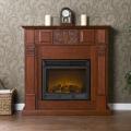 Roadmap relating to Flame mahogany desk Banton Mahogany Electric Fireplace
