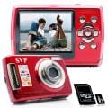 SVP Cybersnap 901 9MP 2.4-inch LCD Red Digital Camera/ Video Recorder with ...