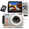 SVP Cybersnap 901 9MP 2.4-inch LCD Silver Digital Camera/ Video Recorder with Micro SD 2GB