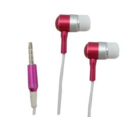 SnowFire Shredphones Pink iPhone/ iPod Stereo Headset with Microphone