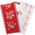 Cherry Print Kitchen Towels (Pack of 3)
