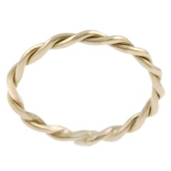 Goldfill Twisted Ring