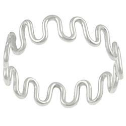 Tressa Sterling Silver Wave Ring