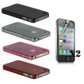 Ultra Thin Light Air Case for Apple iPhone 4/ 4G with 2 Screen Guards