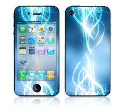 'Electric Tribal' Apple iPhone 4 Vinyl Skin
