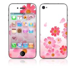 'Pink Daisy' Apple iPhone 4 Vinyl Skin