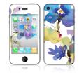 'Flower in Watercolors' Apple iPhone 4 Vinyl Skin
