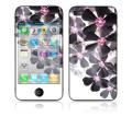 'Asian Flower Paint' Apple iPhone 4 Vinyl Skin