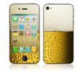 'I Love Beer' Apple iPhone 4 Vinyl Skin