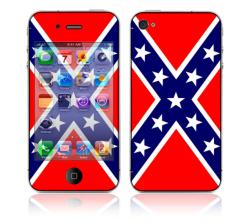'Rebellion Flag' Apple iPhone 4 Vinyl Skin