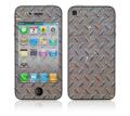 Metal Steel Apple iPhone 4 Vinyl Skin