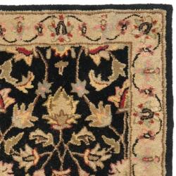 Handmade Heritage Kerman Black/ Gold Wool Runner (2'3 x 20')