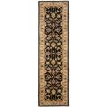 Handmade Heritage Kerman Black/ Gold Wool Runner (2'3 x 12')