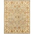 Handmade Heritage Oushak Light Green/Beige Wool Rug (12' x 15')