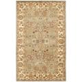 Handmade Heritage Oushak Light Green/Beige Wool Rug (3' x 5')
