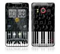 'I Love Piano' HTC Evo 4G Decal Skin