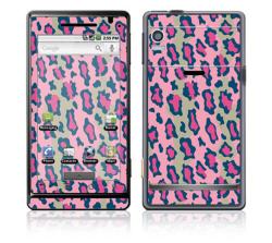 'Pink Leopard' Motorola Droid Decal Skin