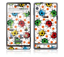 'Ladybugs' Motorola Droid Decal Skin