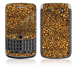 Orange Leopard BlackBerry Bold 9700 Decal Skin