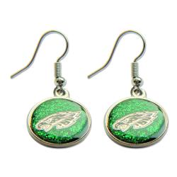 Stainless Steel Philadelphia Eagles Dangle Earrings