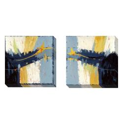 Maxine Price 'Place To Place' 2-piece Gallery Wrapped Canvas Art Set