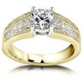 18k Gold 1 1/2ct TDW Diamond Engagement Ring (H-I, I1-I2)