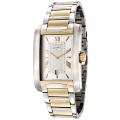 Rotary Men's Silver Textured Dial Two Tone Watch