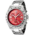 Swiss Legend Men's Eograph Red Dial Stainless Steel Chronograph Watch