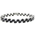 Sterling Silver Blue Sapphire Bracelet