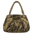 Fendi 'Grande Mia' Canvas Shoulder Bag