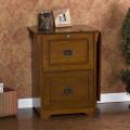 Clues on Two Drawer desk Walnut Folding File Desk