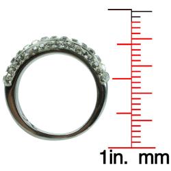 Sterling Silver Clear Crystal Ring