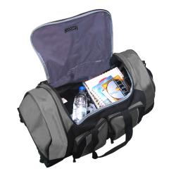 Olympia 26-inch Jacquard Fabric Rolling Duffel Bag