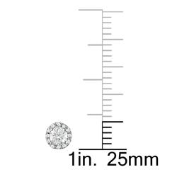 18k White Gold 1/2ct TDW Diamond Earrings (G-H, SI1-SI2)