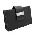 Wilouby Women's Violet Leather Credit Card Holder