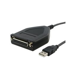 4-feet Black SYBA USB to IEEE 1284 Parallel Cable