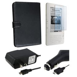 4-piece Protector Combo for Amazon Kindle 2