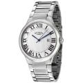 Rotary Men's Light Silver Textured Dial Stainless Steel Watch