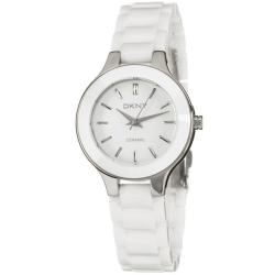 DKNY Women's White Ceramic Bracelet Watch