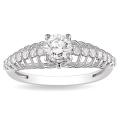 Miadora 14k White Gold 3/4ct TDW Diamond Ring (G-H, I2-I3)