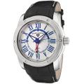 Swiss Legend Men's Traveler Black Leather GMT Watch