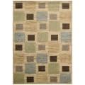 Monaco Gold Geometric Rug (2'3 x 7'6)