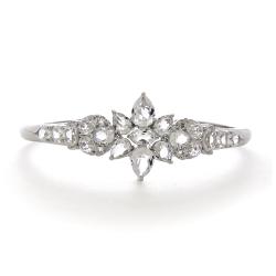 Sterling Silver Clear Crystal Cuff Bracelet