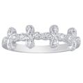 10k White Gold 1/10ct TDW Diamond Fashion Band (H-I, I3)