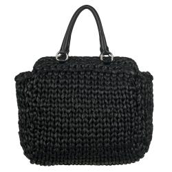 Prada Women's Black Nappa Leather Tote Bag