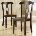 Rwanda Napoleon Black/ Cherry Side Chairs (Set of 2)